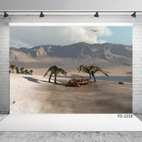 Dinosaur Mountain Photography Backdrops Vinyl Backdrop Custom Camera Backgrounds Props For Baby Children Paty Photo Studio