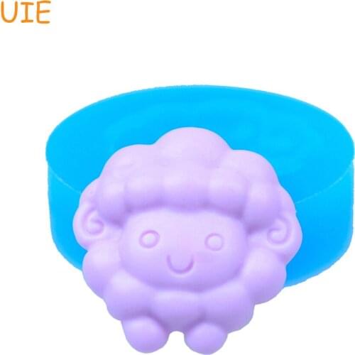 DYL017U 22.6mm Sheep Silicone Push Mold - Farm Animal Mold Jewelry Fondant Cupcake Topper, Scrapbooking, Resin Polymer Clay Mold
