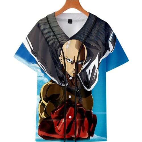 3D Brand Streetwear Tee Shirt Harajuku Anime boys Tops One Punch Man 3D Full Print Baseball T Shirt Summer Short Sleeve T-Shirt