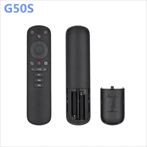 G50s sem fio voar ar mouse giroscópio 2.4g voz inteligente controle remoto g50 para h96 max x96 hk1 max android caixa tv g20s g