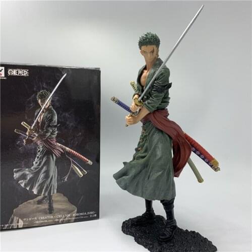 20cm Zoro Retro Style Sword 3D2Y The New World Ver. PVC Action Figure Roronoa Zoro luffy Collect Model Gift