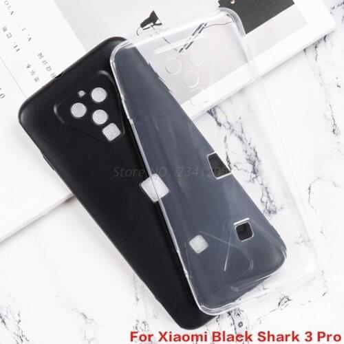 Soft Black TPU Case For Xiaomi Black Shark 3 Pro Cace Silicone Transparent Phone Case For Xiaomi Black Shark 3 Pro Back Cover