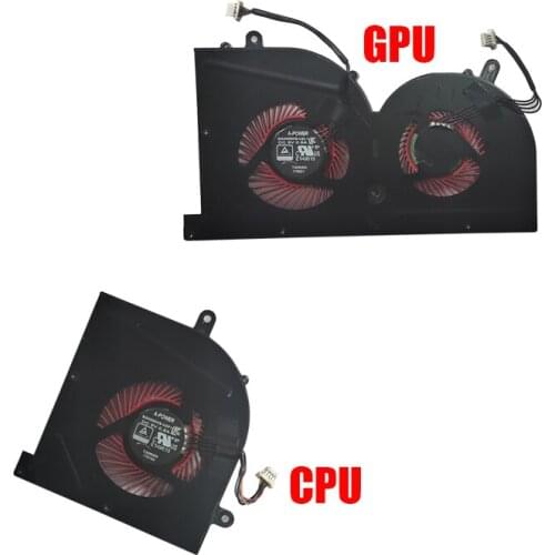 NEW Laptop cpu cooling fan for MSI GS63VR GS63 GS73 GS73VR MS-17B1 Stealth Pro CPU BS5005HS-U2F1 GPU BS5005HS-U2L1 COOLER