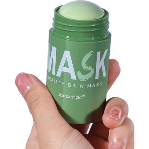 Clean Face Mask Beauty Skin Green Tea Face Mask Stick Cleans Pores Dirt Moisturizing Hydrating Whitening Care Face Tools