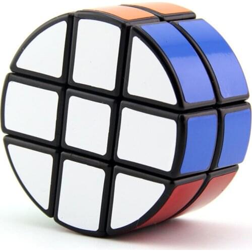 Original High Quality LanLan 2x3x3 Round Cake Magic Cube Cylinder Speed Puzzle Christmas Gift Ideas Kids Toys For Children