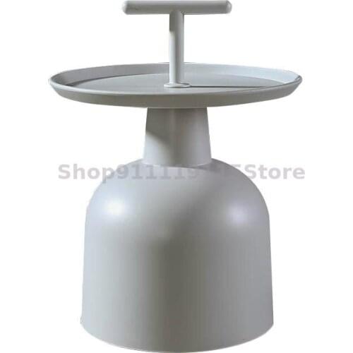 Simple Tea Table, Creative Tea Table, Nordic Net, Red Balcony Tea Table, Outdoor Portable Small Round Table Sofa