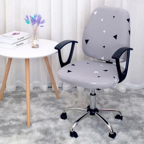 Spandex Office Chair Covers Elastic Armchair Seat Cover Rotating Lift Computer Chair Case Universal Strech Split Seat Protectors