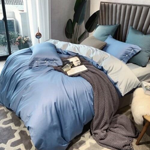 High quality and fashionable bedding cover, pure cotton pattern simple bed sheet, quilt cover and pillowcase 4pcs