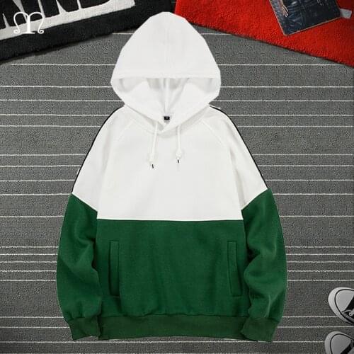 Hoodies Sweatshirt Mens Brand Green Black Hip Hop Punk Pullover Streetwear Casual Fashion Clothes Mens Oversized Korean Harajuku