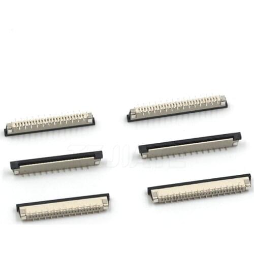 10Pcs FPC Connector socket FFC 1.0MM Drawer type Vertical 12P 14P 18P 20P 22P 24P 28P