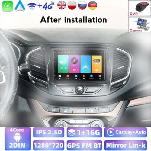 1080P Video Android For LADA VESTA Cross Sport 2015-2018 Car Stereo Radio Gps BT Player Built-In Speaker/Microphone WiFi Carplay