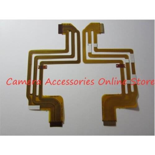 2PCS LCD hinge rotate shaft Flex Cable for Sony HDR-SR1E HDR-UX1E SR1E SR1 UX1 Video camera