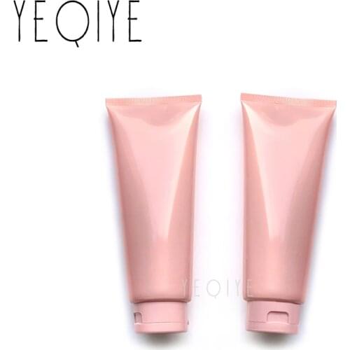 【20PCS】200g Pink Plastic Cream Soft Refillable Bottle 200ml Cosmetic Make up Body Lotion Shampoo Squeeze Empty Bottles