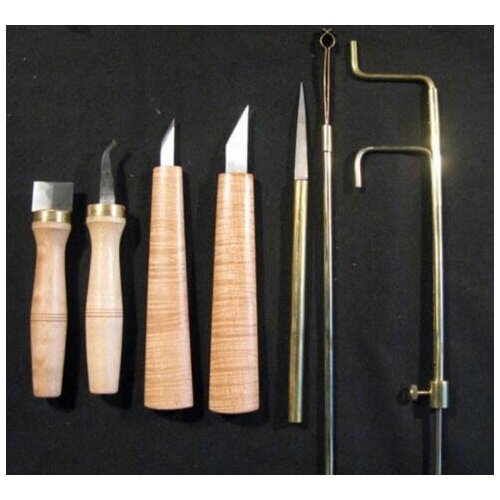 7pcs high quality various cello making tools sound post tools cutter