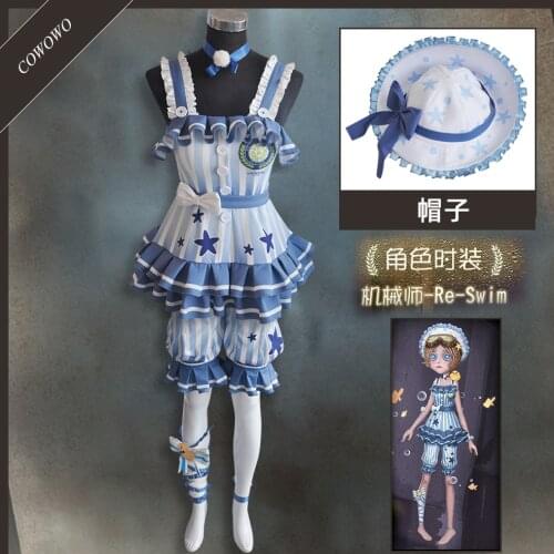 Anime! Identity V Tracy Reznik Re-Swim Sports Meeting Swimsuit Lovely Uniform Cosplay Costume Swimming Player Suit Free Shipping
