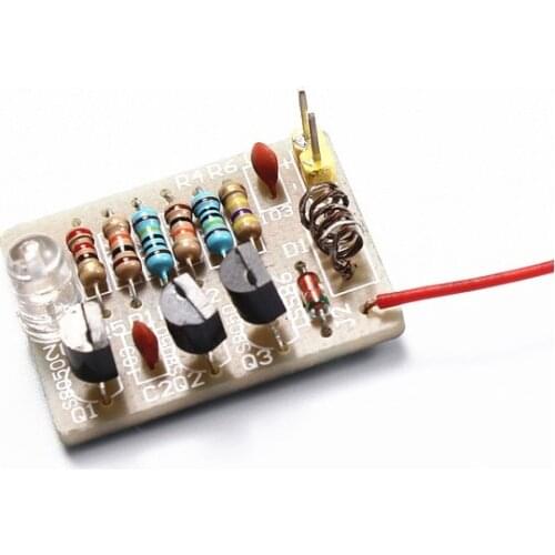 Mobile Phone Signal Flash Light DIY Kit 3-12V Radiation Power Electronic Fun Kit