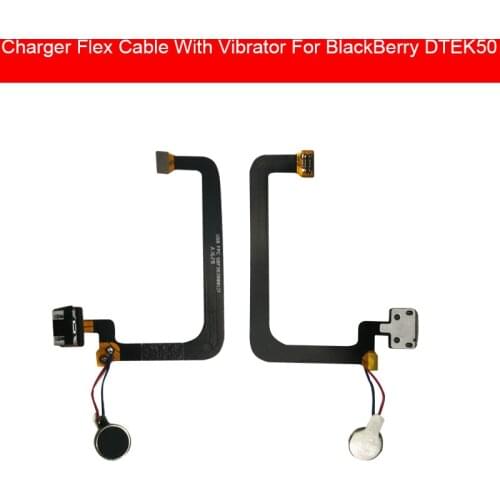 USB Charging Port Connector With Vibrator For BlackBerry DTEK50 Dtek 50 RJE181LW Moto Vibration Charger Dock Flex Cable Ribbon