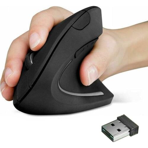 1/2pcs Vertical Ergonomic Mouse Bluetooth Gamer Mouse Gaming 2.4G 1600DPI Wireless Mouse For PC Laptop Notebook Computer