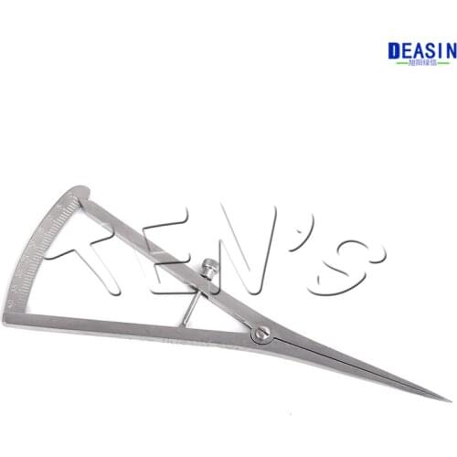 2019 new1 piece Planting measuring ruler Dental stainless measuring tool