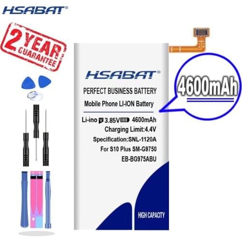 New Arrival [ HSABAT ] 4400mAh EB-BG975ABU Replacement Battery for SAMSUNG Galaxy S10 Plus S10+ SM-G9750