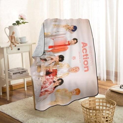 New Arrival WEi KPOP Blankets Printing Soft Blanket Throw On Home/Sofa/Bedding Portable Adult Travel Cover Blanket 0622