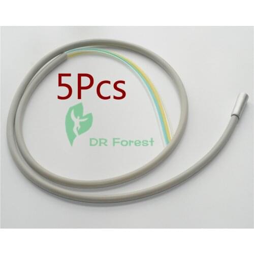 New 5Pcs 4Holes Dentist Silicone Handpiece Tubing,Hose,Tube High Speed Handpiece