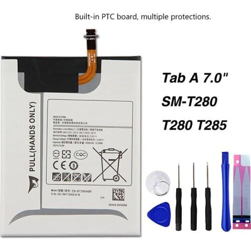 Original EB-BT280ABE Battery For Samsung GALAXY Tab A 7.0 SM-T280 T280 T285 4000mAh