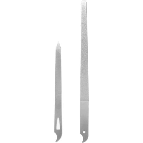 Nail Art File Rod Stainless Steel Double Sides Buffer Grinding Finger Cuticle Remover Polish Acrylic Gel Manicure Pedicure Tools