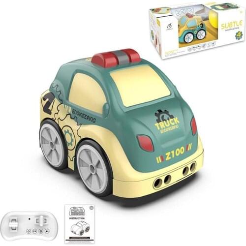 RC Intelligent Sensor Remote Control Cartoon Mini Car Radio Controlled Electric Cars Mode Smart Music Light Toys for Children