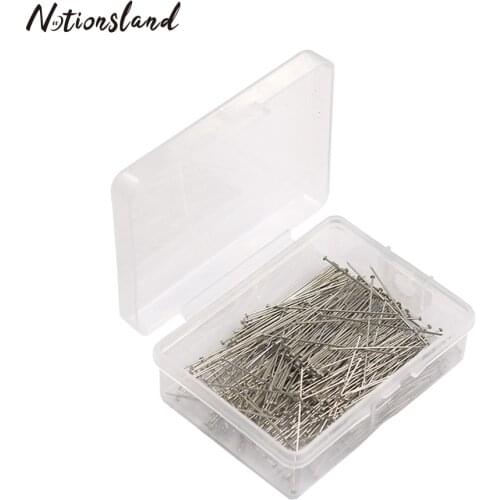 300pcs 35mm Stainless Steel Pin Dressmaker Pins for Satin Quilt Sewing Craft DIY Straight Pins Sewing Needle
