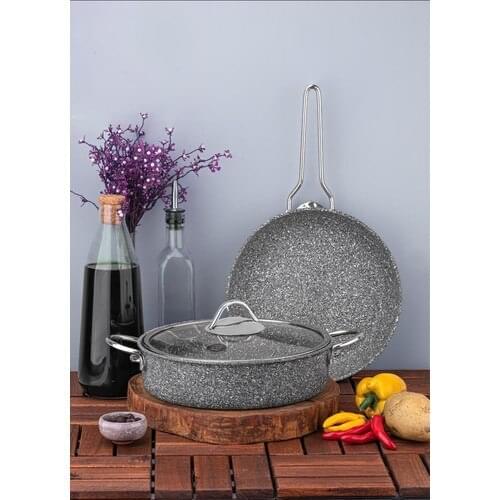 Crown Ultra Classic Granite 2'li Pots Set