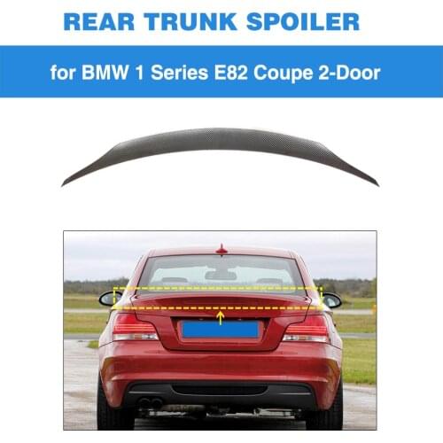 Rear Spoiler for BMW 1 Series E82 Coupe 2007 - 2012 Carbon Fiber Trunk Boot Lip