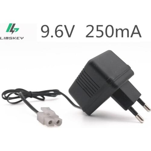 Charger For 9.6V Ni-Cd Ni-MH Battery Input AC 110V-240V Output 9.6V 250mA With Tamiya KET-2P Plug For RC Toy