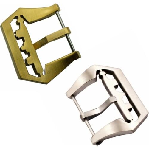 20/22/24/26MM Pure Copper / Stainless Steel Watch Buckles Big Watch Band Clasps For PAM382 PAM507 / 508 PAM000 PAM111 PAM517