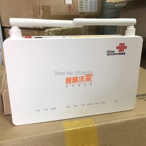 2019 New Model ZTE F677 GPON ONU 3FE+1GE+1Tel+USB+Wifi, English Firmware Optical Line Terminal, Same function F623 F663N F660