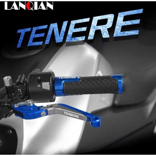 For Yamaha TENERE 700 900 Motorcycle Aluminum Brake Clutch Levers & Handlebar Grips TENERE 700 TENERE 900 2019 2020 2021 Parts