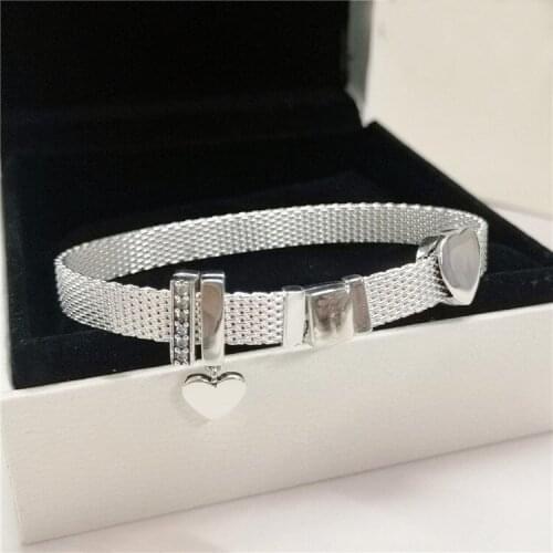 Free shipping Authentic 925 Sterling silver Reflexions Silver Bracelets Fit Original Charm Safety Chain For Women DIY Jewelry