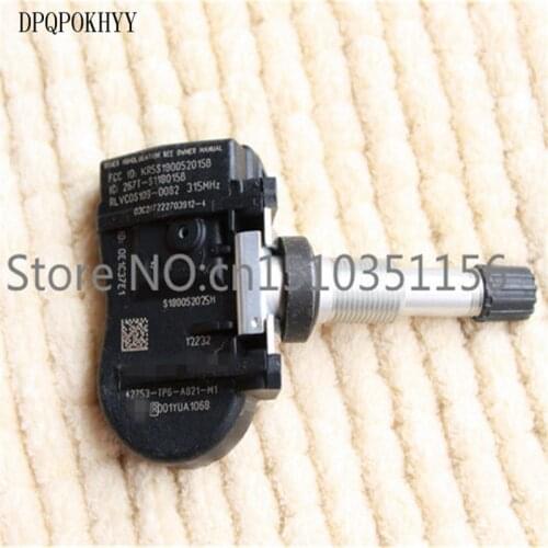 DPQPOKHYY 42753-TP6-A821-M1,42753TP6A821M1,For Eulogize Tire pressure sensor, tire pressure monitoring sensor