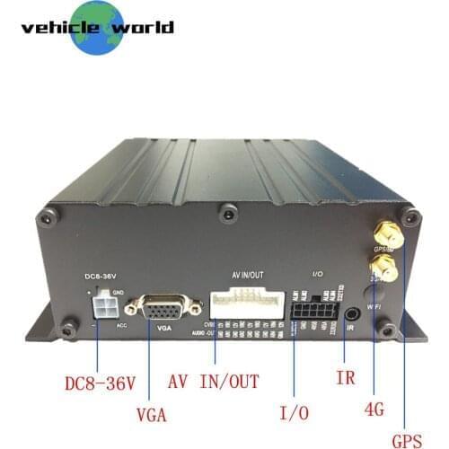 H.264 2.0MP AHD 1080P SD Card HDD 4Ch GPS 4G Mobile DVR for Vehicle Car Taxi Trailer Truck School Bus