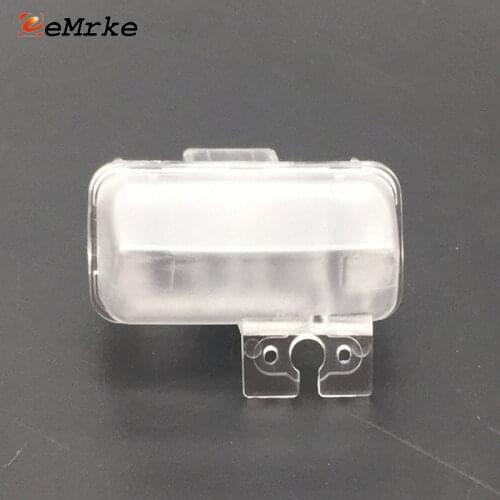 EEMRKE Car Rear View Camera Bracket for Toyota Yaris Vitz 2012 2013 2014 2015 2016 License Plate Lights Housing Mount