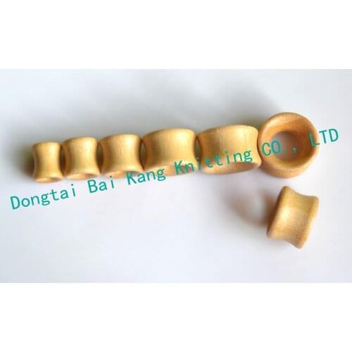 New Style Wood Ear Plugs Flesh Tunnel 8mm 20mm Natural Bamboo Body Piercing Jewelry Smooth Wooden Ear Stretching Kit Plugs