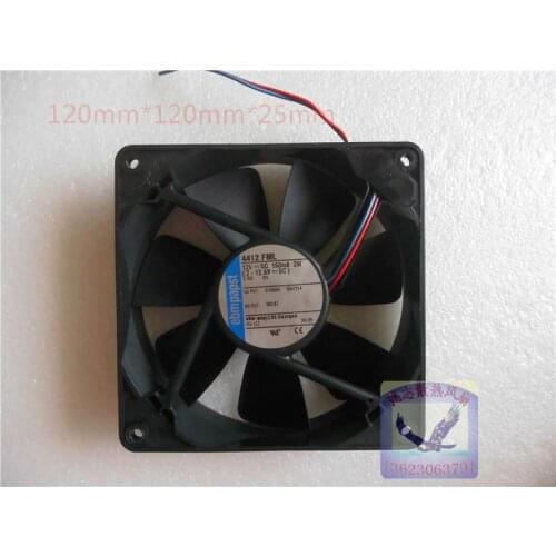 TYP 4412 FML DC 12V 2W 2-wire 50mm, 120X120X25mm Server Square fan