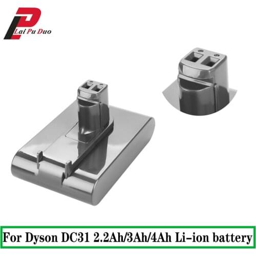 Type A)For Dyson 22.2V 3.0 4.0 2.0Ah Li-ion Replacement Battery Vacuum Cleaner DC35, DC45 DC31,DC34,DC44,DC35 Animal,917083-01