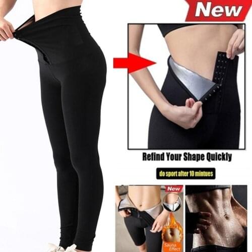 Sweat Sauna Pants Body Shaping Pants Thermal Body Shaping Underwear Shorts Waist Abdomen Training Fitness Leggings Exercise Suit
