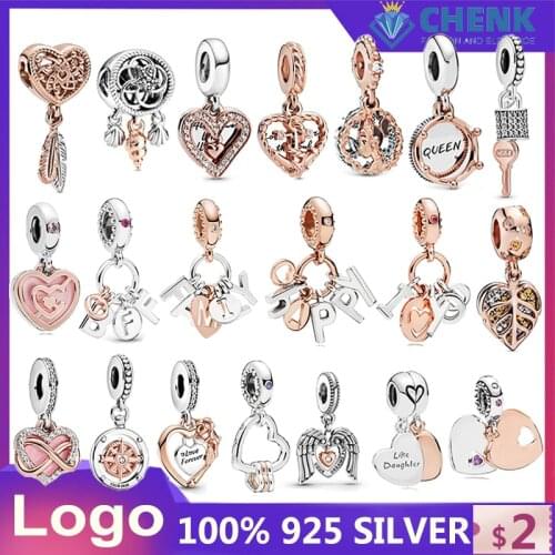 Spring 2021 100% 925 Sterling Silver High Quality Pendant China Factory Original Jewelry Wholesale Love Pendant