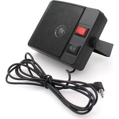 3.5mm Diamond Heavy Duty TS-750 External Speaker for walkie talkie QYT CB Radio Car Radio