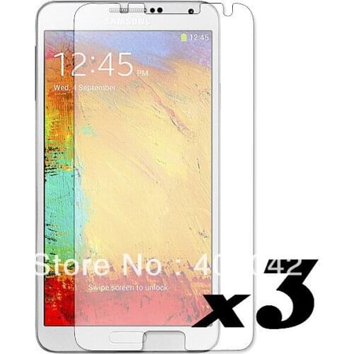 3PCS Screen Guard Protector Protective Film For Samsung Galaxy Note III/3 N9000