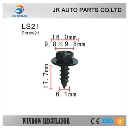 10x General screws, metal clips, water pipes