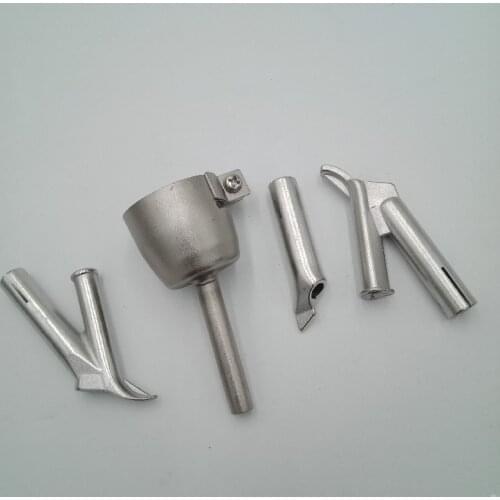 4 Pcs. Quick Soldering Nozzles for Thermal Gun 5mm Hot Air Plastic PVC Soldering Tip Titanium Alloy Y Type 5mm / 8mm for Leister