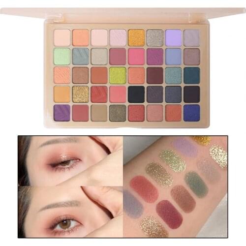 40 Color Eye Shadow Plat Matte Glitter Non-caking Stylish Dream Utopia Shimmers Shiny Eyeshadow Palette Eyes Makeup